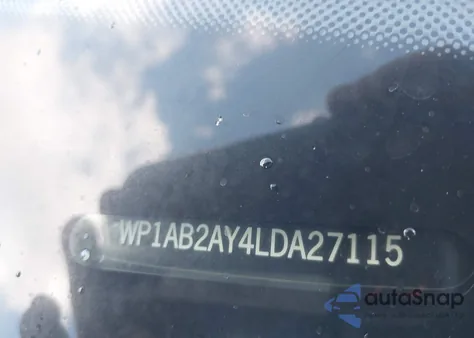 2020 Porsche Cayenne S z USA, uszkodzony, nr VIN WP1AB2AY4LDA27115